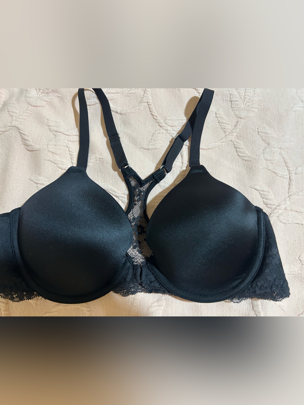 💜3 for $25💜 maiden form Black Lace-Trim Bra